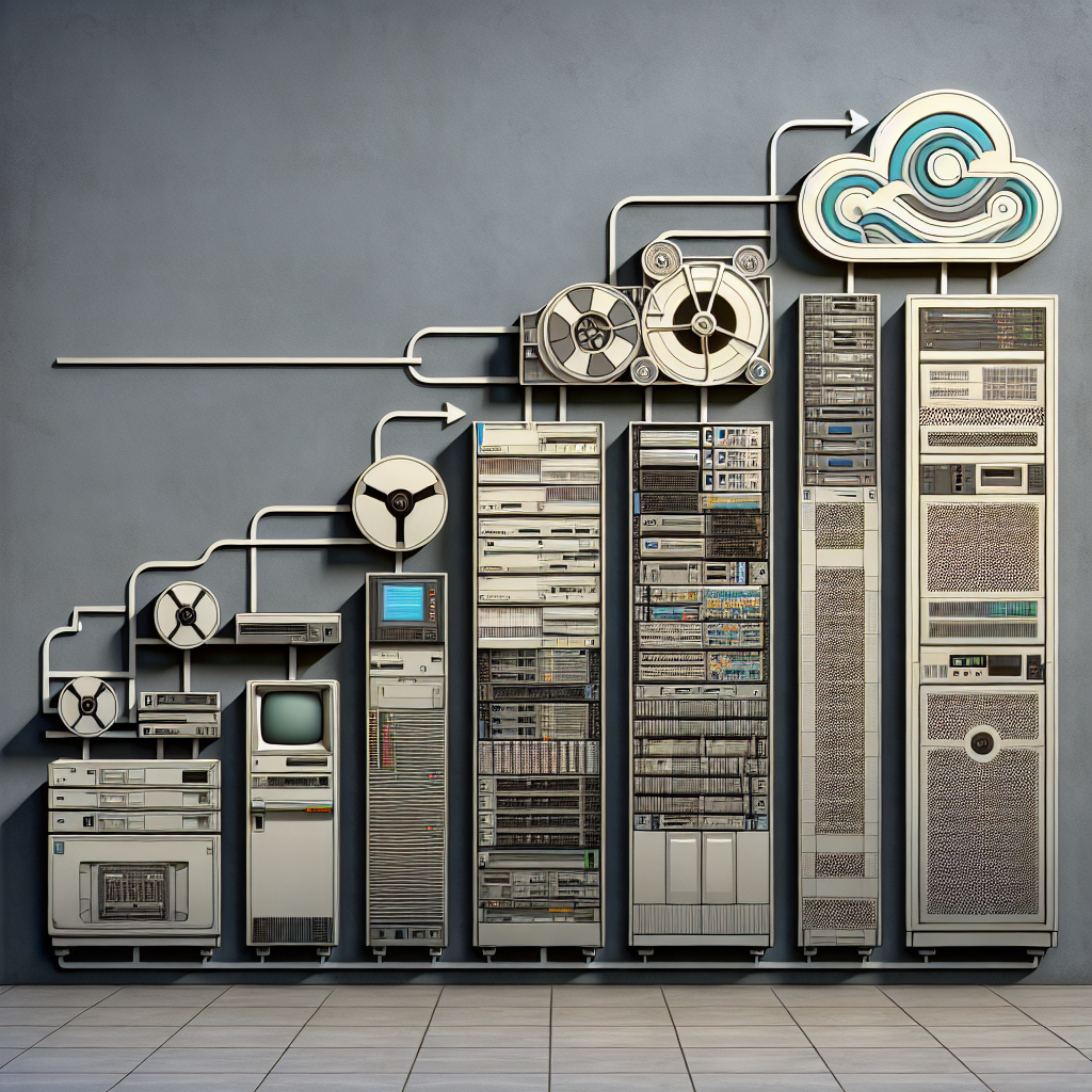 The Evolution of Data Center Servers: From Mainframes to Cloud Computing