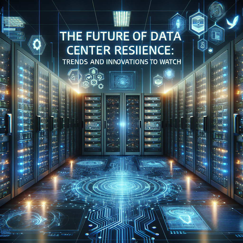 The Future of Data Center Resilience: Trends and Innovations to Watch