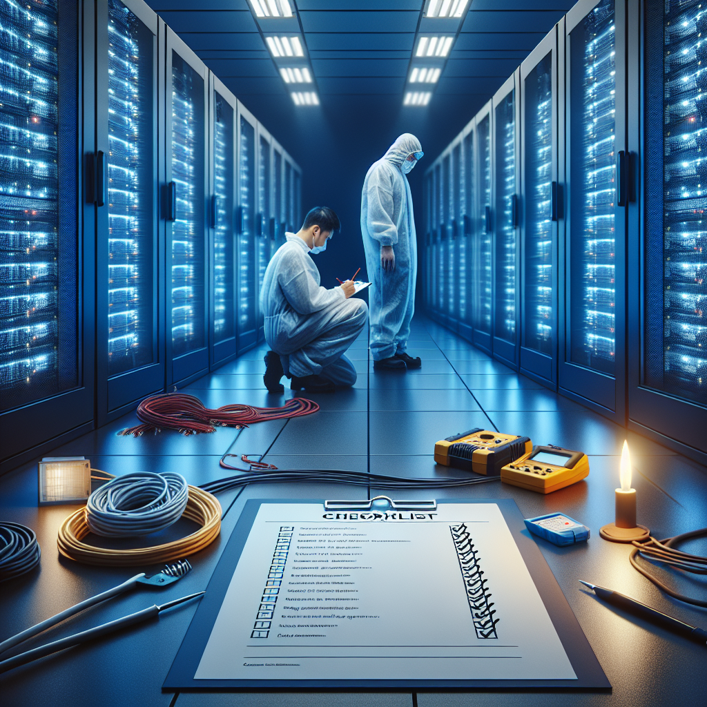 Data Center Servicing Checklist: Essential Tasks for Keeping Your Facility Running Smoothly