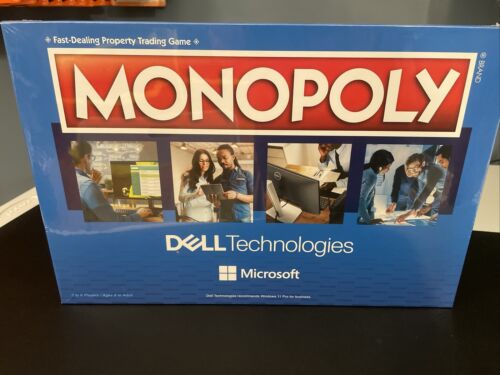 New Monopoly Dell Technologies Microsoft Board Game Factory SEALED