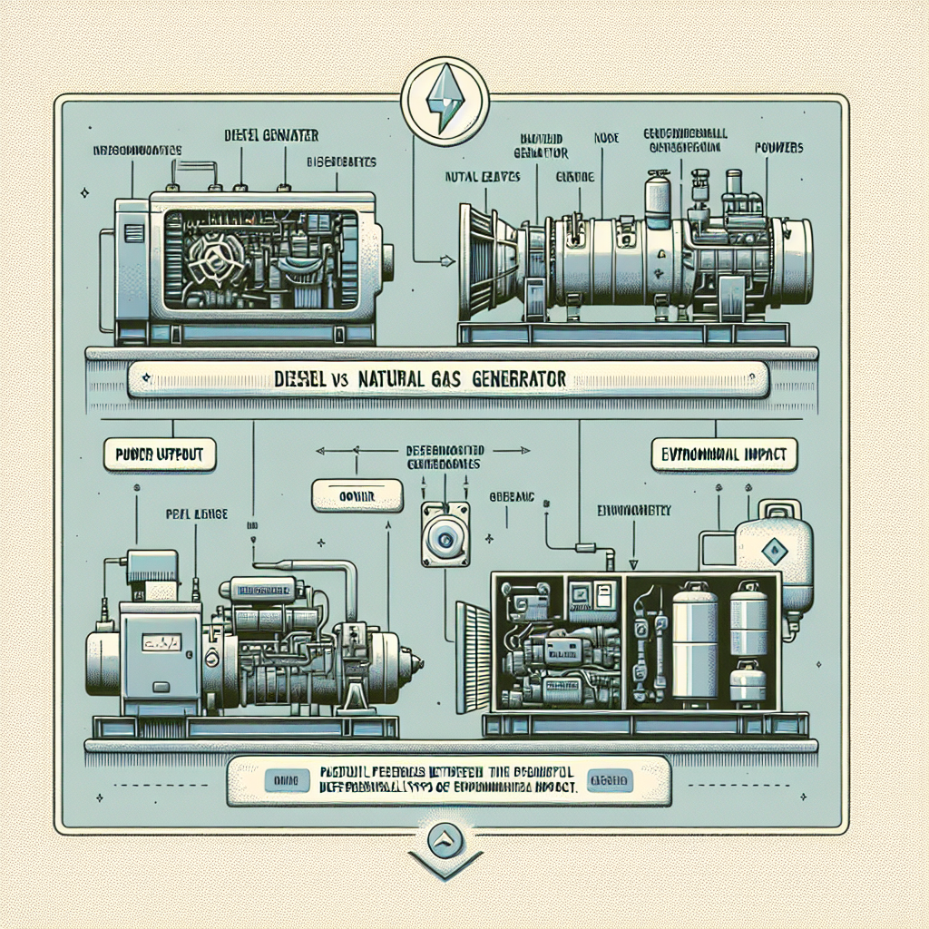 Understanding the Different Types of Data Center Generators: Diesel vs. Natural Gas