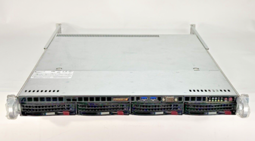 Supermicro Storage Server Intel Xeon E3-1275V5 64GB DDR4 ECC RAM 4x 4TB HDD Rail