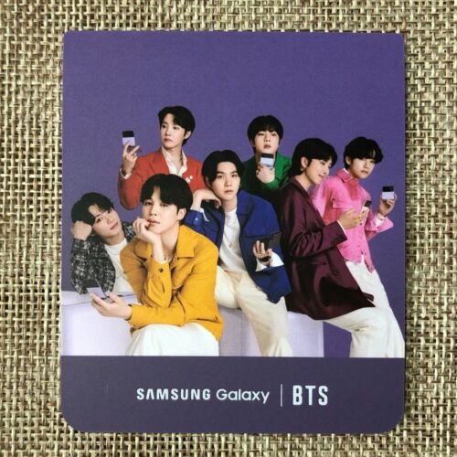 BTS GROUP [ Samsung Galaxy Z Flip 4 Official Photocard ] Limited / New /+GFT