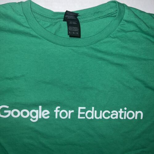 NWOT Official ‘Google For Education’ (Alphabet) Shirt XL Green Employee Issued