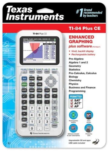 Texas Instruments 84 Plus CE Calculator – Blue