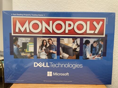 NEW Monopoly Dell Technologies Microsoft Board Game Factory Sealed HASBRO USA