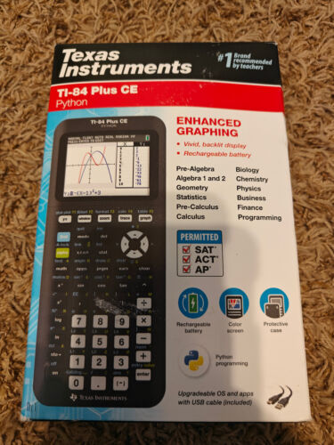 Texas Instruments TI-84 Plus CE Python Graphing Calculator