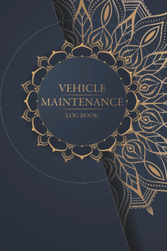 Vehicle Maintenance Log Book: Stylish Auto Service Log Book (Glove Box Size 6″X9