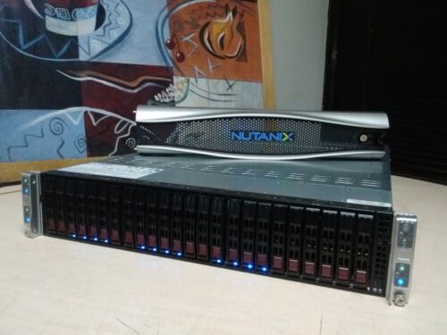 Nutanix /Super 24Bay NX-3×50 (3) Node (2)E5-2690V2,128GB,256GBSSD,1.2TBSAS,DP 10