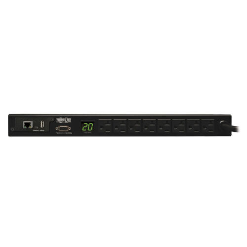 TRIPP LITE DATA CENTER PDUMNH20 PDU Monitored 120V 20A 5-15/20R 8 Outlet L5-20P