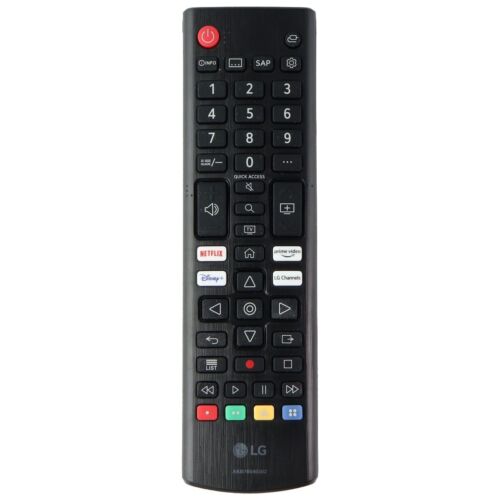 LG OEM Remote Control for Select LG TVs – Black (AKB76040302)