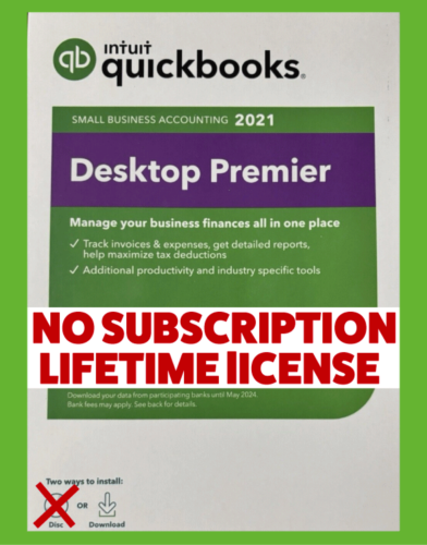 Intuit QuickBooks Desktop Premier  2021 Permeant version