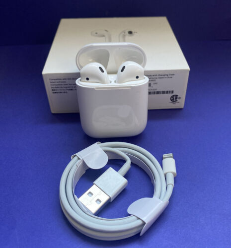 Apple Earphones 2nd Generation Pods with Wireless Charging Case – Full Set