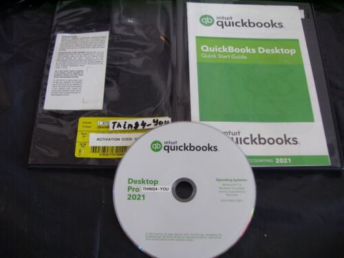 =PERMANENT VERSION= INTUIT QUICKBOOKS DESKTOP PRO 2021 FOR WINDOWS PC