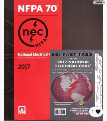 NFPA 70 National Electrical Code 2017 WITH BBI TAB fast service