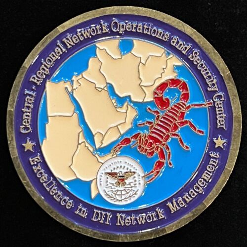 DISA Central Regional Network Operations and Security Center Challenge Coin