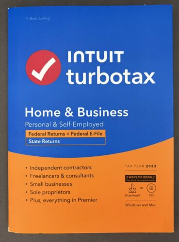 Intuit TurboTax Home & Business 2023