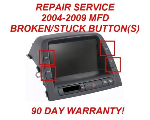 2004 Toyota Prius MFD OEM Information Center Sticky/Broken Button REPAIR SERVICE