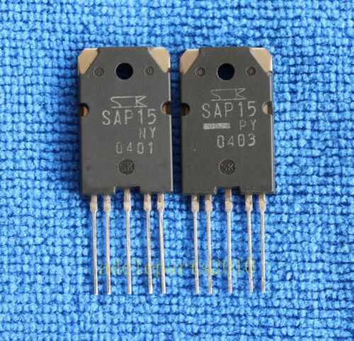 14 Pcs SAP15NY/SAP15PY SANKEN Transistor TO-3P chip.#D05