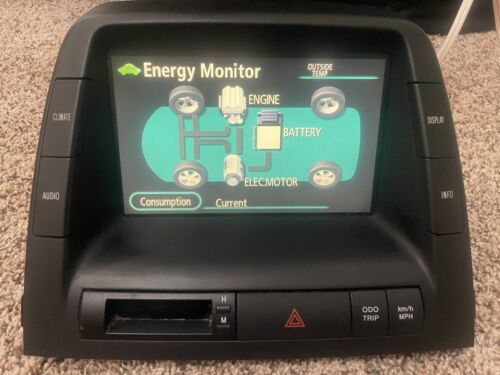 2006 – 2009 Toyota Prius Info Dash Energy Display Screen 86110