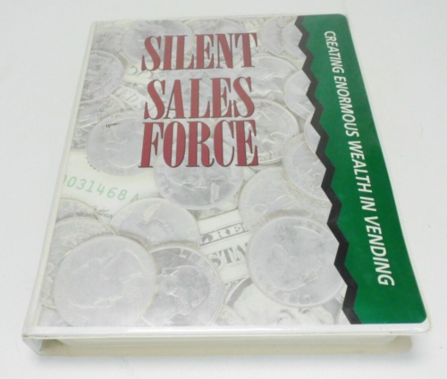 1995 Silent Salesforce Vending Machine Training & Placement Program. VHS & Books