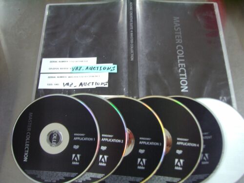 Adobe Creative Suite 4 CS4 Master Collection For Windows Full Retail DVD Version