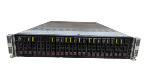 Supermicro 2U CSE-217 4-Node X9DRT-HF+  8x Xeon E5-2670 v2 2.5ghz 512gb 24xTrays