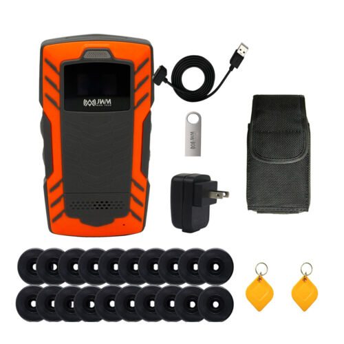 JWM 4G Security Guard Equipment, Real Time Online Track Patrol Tour Reader