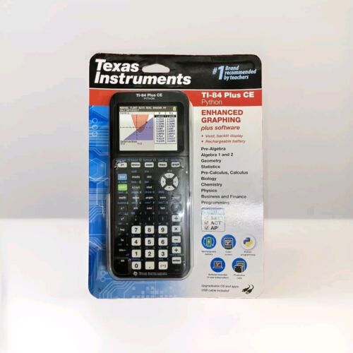 Texas Instruments TI-84 Plus CE Python Graphing Calculator