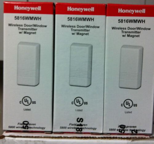 Brand New Honeywell 5816 5816WMWH Wireless Door/Window Transmitter w/ Magnets,