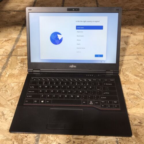 Fujitsu Lifebook E548 i3-7200u 8GB RAM 256GB SSD Windows 11 2.50 GHZ H183