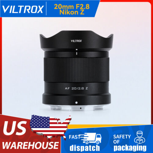 Viltrox 20mm F2.8 Full Frame Lens for Cameras Z5 Z7 Z6II Z7II Z9 Nikon Z-Mount