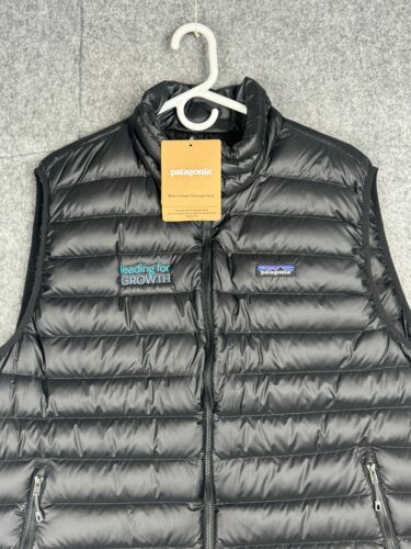 Patagonia Down Sweater VEST Mens XL Puffer 800 Fill NWT *EMBROIDERED Sales Force