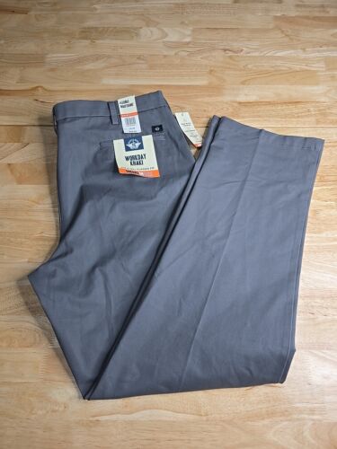 Dockers Workday Khaki Big & Tall Classic Fit Men Size W44 L36 Pants Gray