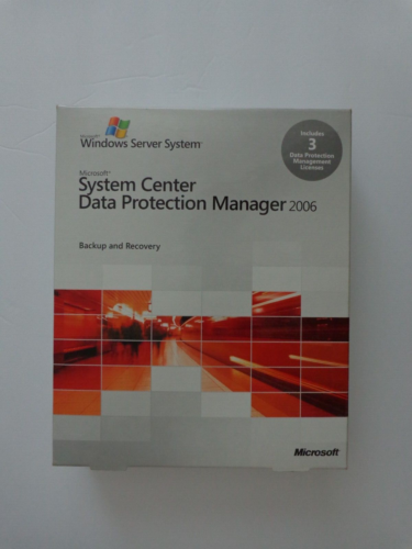 Microsoft Windows System Center Data Protection Manager 2006 A5S-00002 New