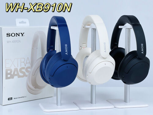 Noise Cancelling Wireless Bluetooth Headphones For Sony WH-XB910N EXTRA BASS USA