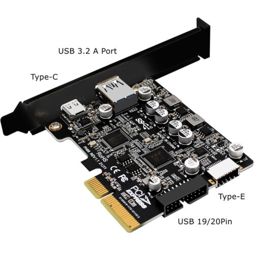 Server Maintenance PCIe to 7PIN 4Port Adapter Card High Compatibility