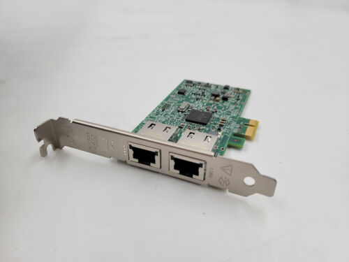 Dell Broadcom N27204 Dual Port Ethernet Card High Profile Dell P/N:00FCGN Tested