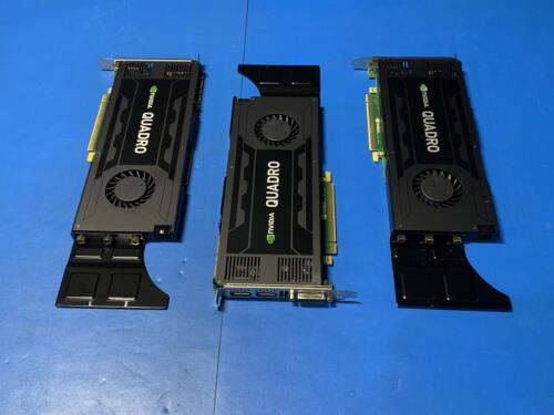 Lot of 3 Dell Nvidia Quadro K4200 4GB GDDR5 DVI DP Graphics Cards 0J4F85