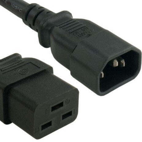 RiteAV Data Center Power Cord, IEC320 C14/IEC320 C19,  14 AWG, 15A, 250V