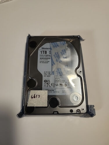 Western Digital Ultrastar DC HA210 1TB 7200RPM SATA Data Center Hard Drive