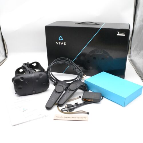 HTC Vive VR Headset System Virtual Reality Used with BOX