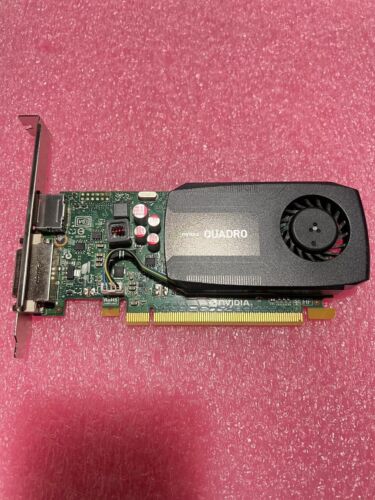 Dell NVIDIA Quadro K600 1GB DDR3  DVI DP PCIe Graphics Card V5WK5 – HP Bracket