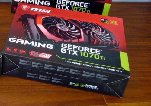 MSI GeForce GTX 1070 Ti 8GB GDDR5 Graphics Card  GPU with box