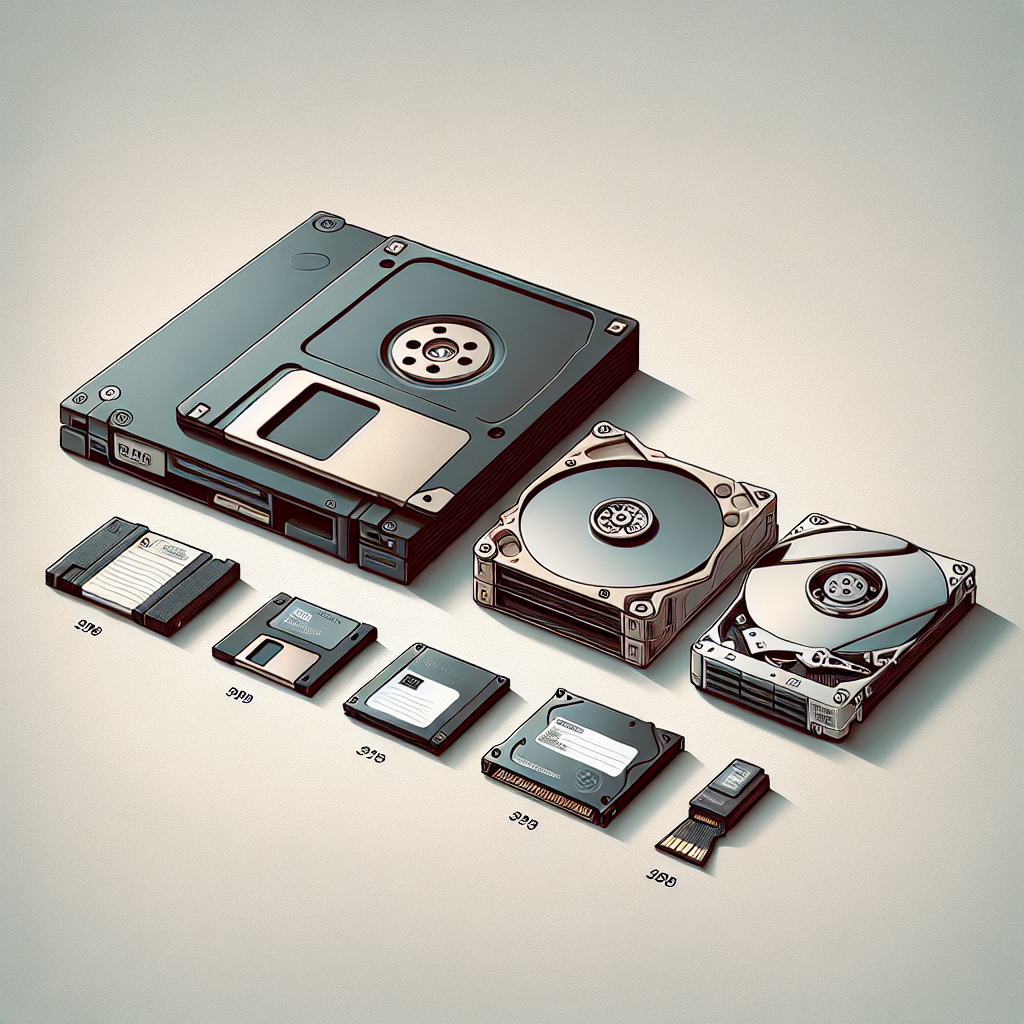 The Evolution of Disk Drives: From Floppy Disks to Solid-State Drives