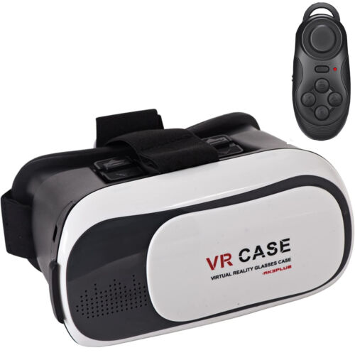 Virtual Reality VR Headset 3D Glasses With Remote for Android IOS iPhone Samsung