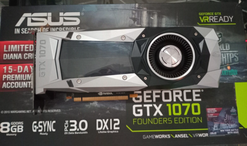 NVIDIA GeForce GTX 1070 8GB GDDR5 Graphics Card – with Box