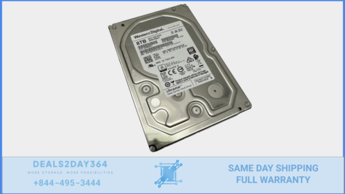 Western Digital DC HC320 Ultrastar 8TB 7200RPM SATA HD, HUS728T8TALE6L4, 0B36404