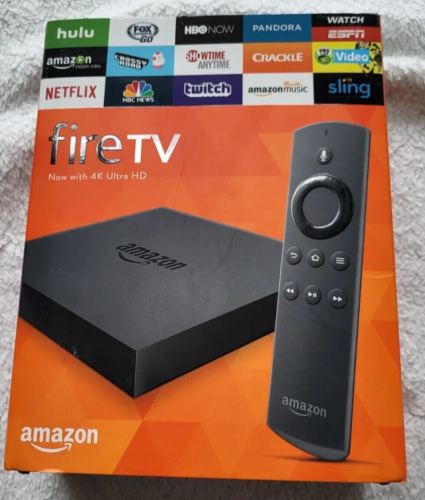 2 PACK !!!  Amazon Fire TV 2nd Generation DV83YW  4K Ultra HD  , In Original box