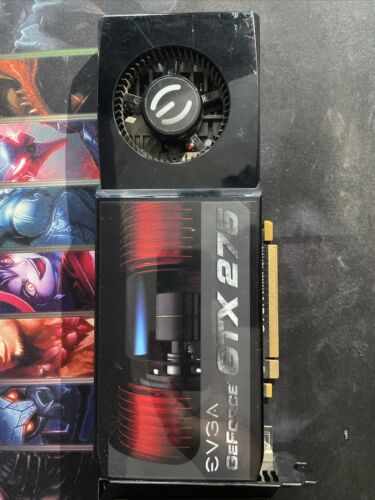 EVGA NVIDIA GeForce GTX 275 (896P31170AR) 896MB DDR3 SDRAM PCI Express x16…